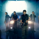 Gareth Davies as Jules Callaway, Mark Coles Smith as Dylan Briggs, Nathan Phillips as Flynn Carroll, Lewis Fitz-Gerald as Truss Jackson, and Britne Oldford as Allison Regan on Hunters. (Photo by: Peter Brew-Bevan/Syfy)